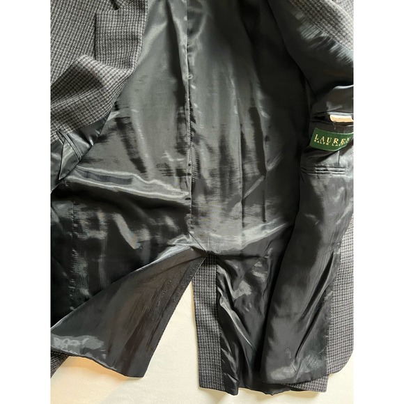 Lauren Ralph Lauren Gray Suit Jacket 46L 100% Lambs Wool‎ - Picture 6 of 10